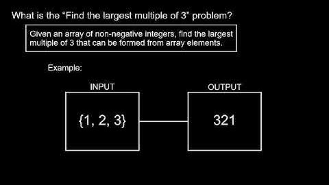 Queue Application: Finding the Largest multiple of 3 problem