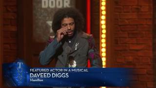 Acceptance Speech: Daveed Diggs - Best Featured Actor in a Musical (2016)