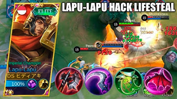 LAPU-LAPU HACK LIFESTEAL | TOP GLOBAL LAPU-LAPU | LAPU-LAPU BEST BUILD | MLBB
