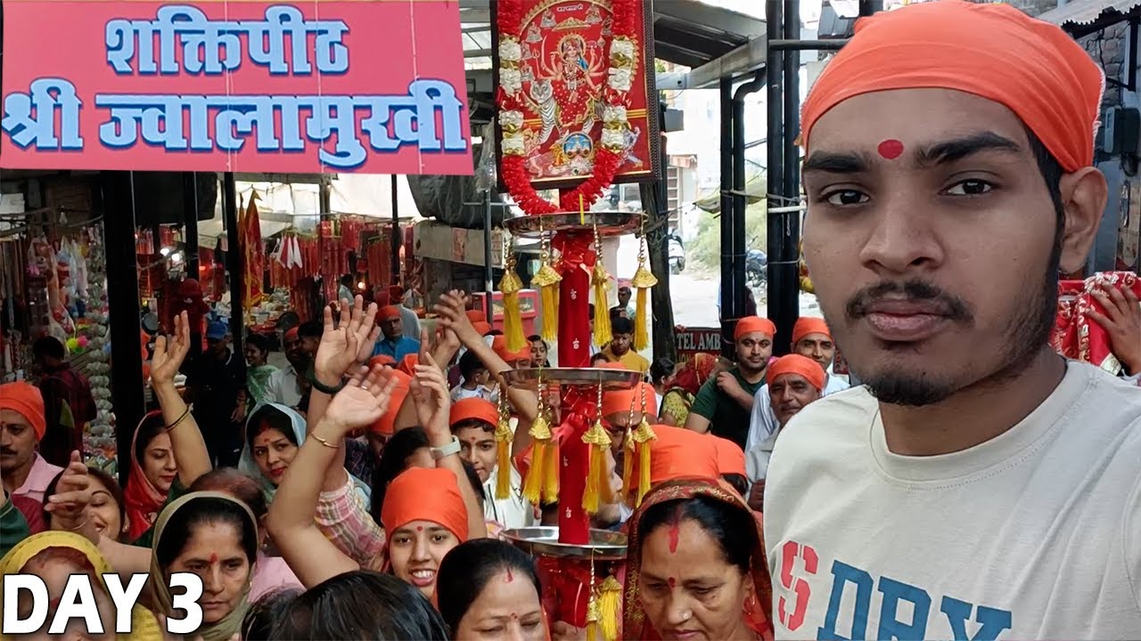 Masti Mai Nachte Hua Kiya Mata Jwala Ji Ke Darshan 😇🥁