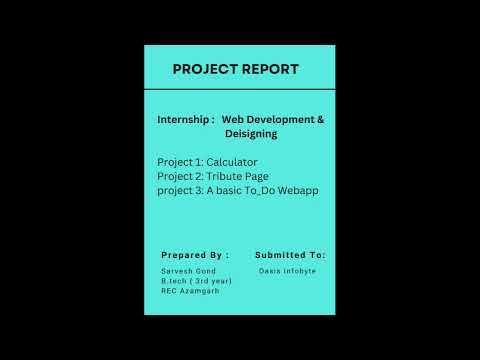 Oasis Infobyte Task 2 of Level-2 Web Development & Design Internship ✌️#tribute_page_using_html_css