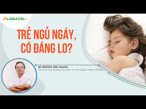 Trẻ ngủ ngáy, có đáng lo?
