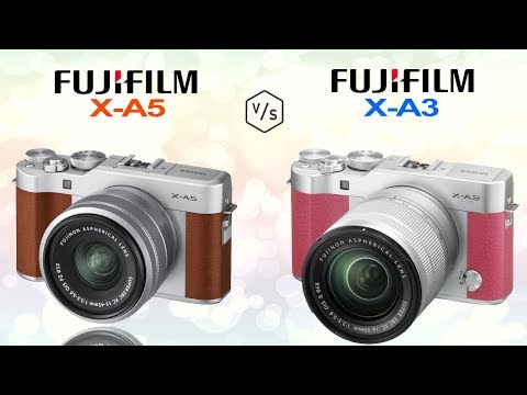 FujiFilm X-A5 vs FujiFilm X-A3