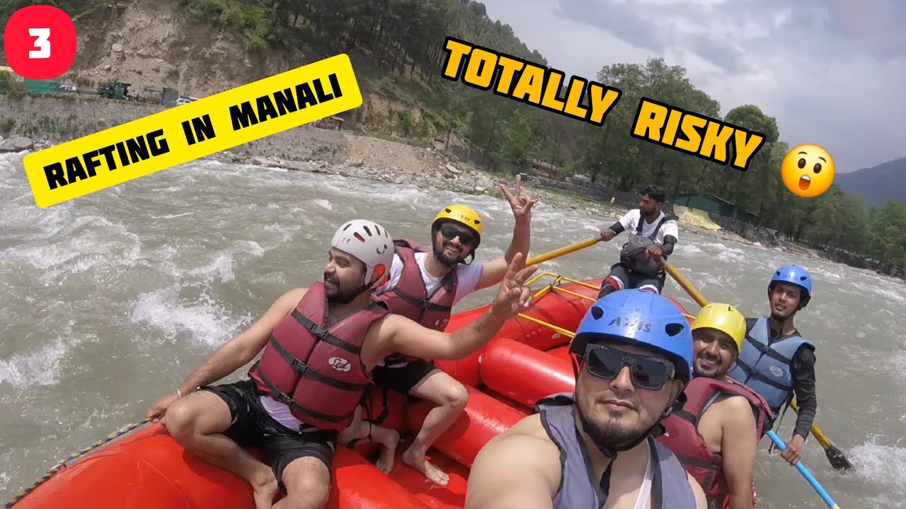 River Rafting In Manali 🤩 // Manali To Solang Valley ️ // Gurvlogs ...