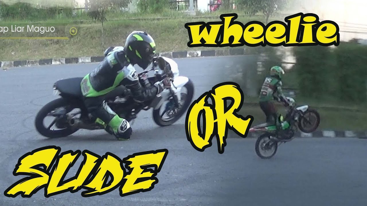 latihan Slide Road Race bareng wawan wello dan teman teman nya di stadion maguoharjo