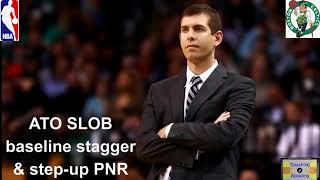 Boston Celtics - ATO SLOB: baseline stagger & step-up PNR