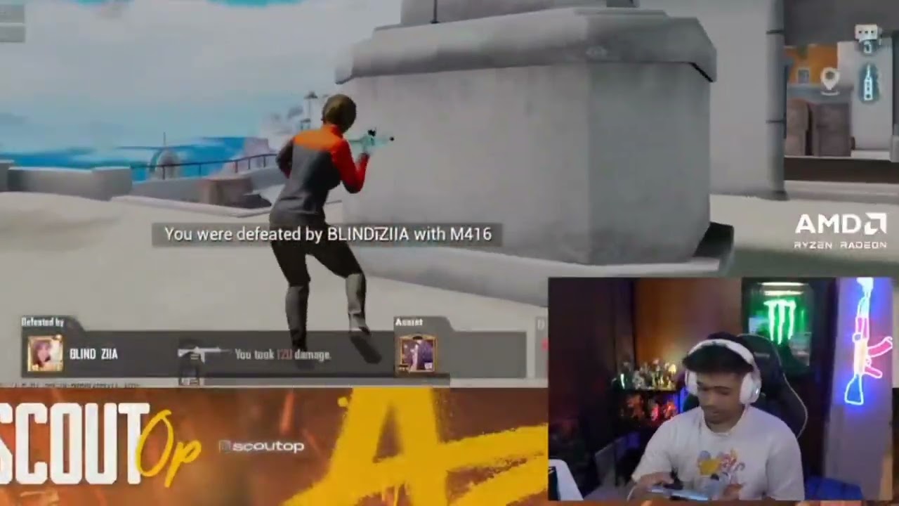 Scout kills Kaash again and again🤣🤣kaash hiding, funny trolling with scout pov tx