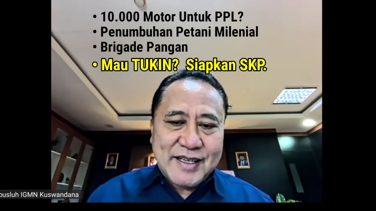 Mau Dapat TUKIN? 10.000 Motor Untuk Penyuluh? | PPL Harus Dengarkan Penjelasan Ini