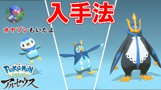 生息地・入手法】ポッチャマ/ポッタイシ/エンペルトの捕まえ方