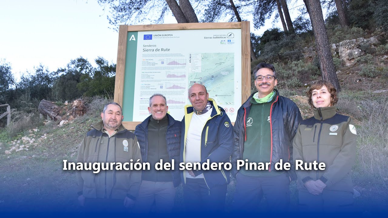 Inauguración del sendero Pinar de Rute