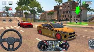 Taxi SIM 2022 | Kia Stinger Driving Rome City Driving Car Android Gameplay screenshot 1