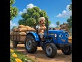 Neela Tractor Ka Pahiya Nikal Gaya! | Hindi Rhymes