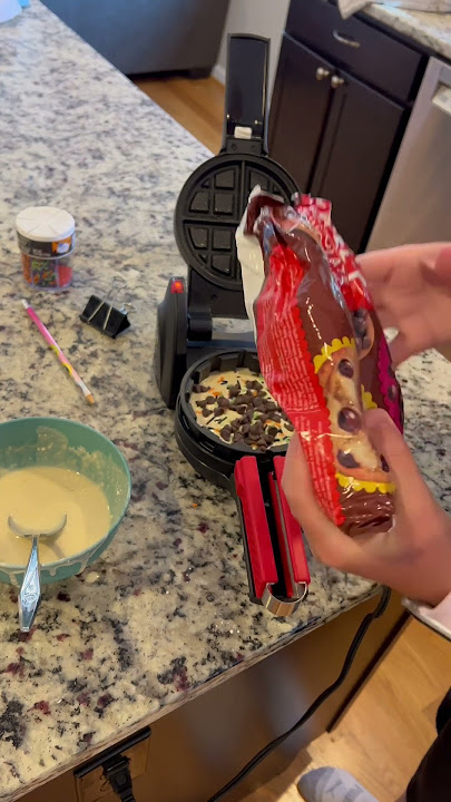 Make huge stuffed waffles in 8 minutes! #amazonfinds #ad #stuffler #presto #linkinbio