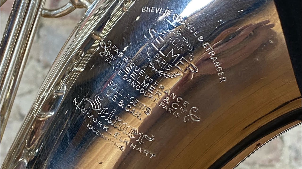 47xxx 1952 Selmer SBA Super Balanced Action Tenor Original Silver