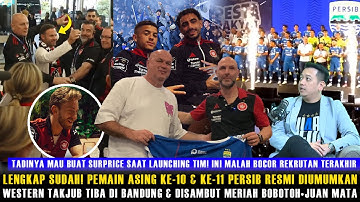 🔵BARU SAJA DIUMUMKAN😱2 REKRUTAN ASING TERAKHIR PERSIB🔥WESTERN TIBA DI BANDUNG & DISAMBUT BOBOTOH
