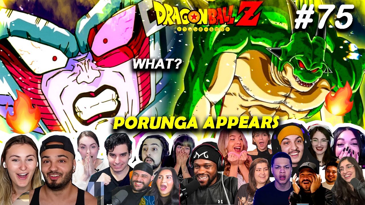 PORUNGA APPEARS FOR FIRST TIME!🐉Frieza Vs Nail🔥REACTION MASHUP Dragon Ball Z Episode 75🐲(ドラゴンボールZ