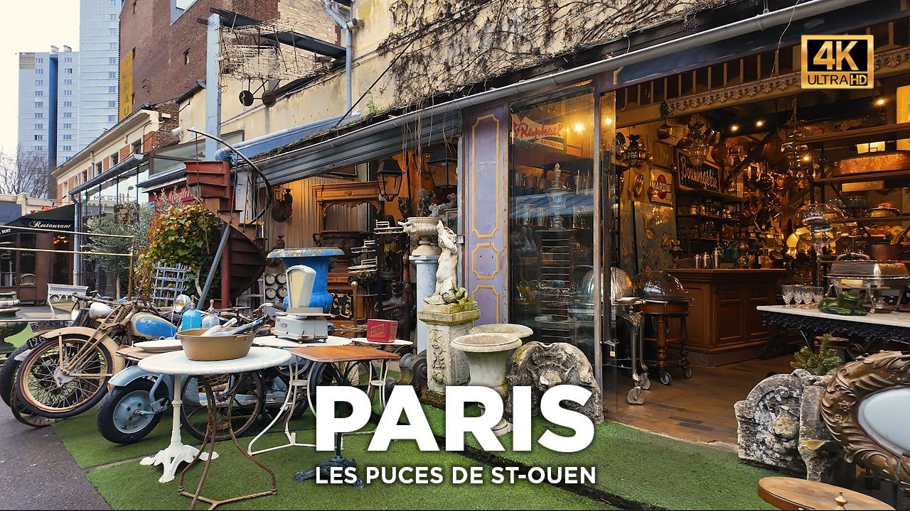 Париж: Охота за сокровищами на блошином рынке в Сент-Уан (Крупнейший в мире!)