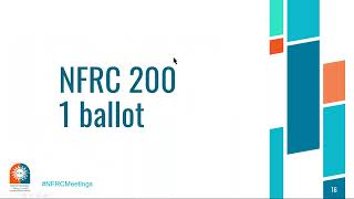 NFRC Spring 2023 Ballot Review Webinar