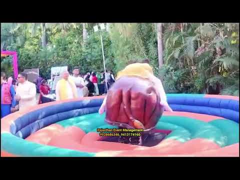 Buck Wild: Mechanical Bull Ride Rental For Events In Udaipur