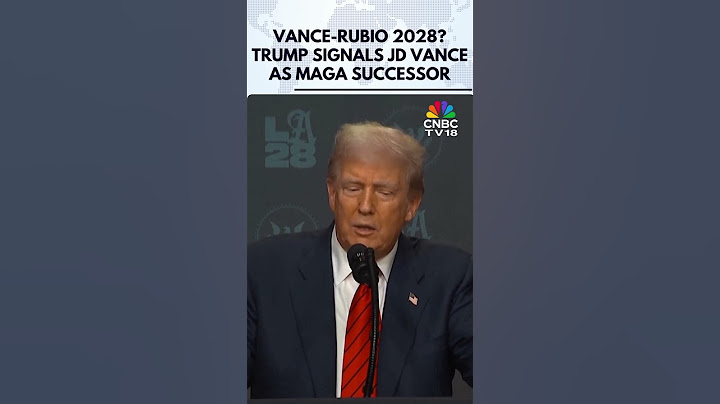 „S najväčšou pravdepodobnosťou“: Trump si vybral JD Vance ako svojho „zjavného dediča“ pre rok 2028 | Prezidentské prieskumy USA | N18G