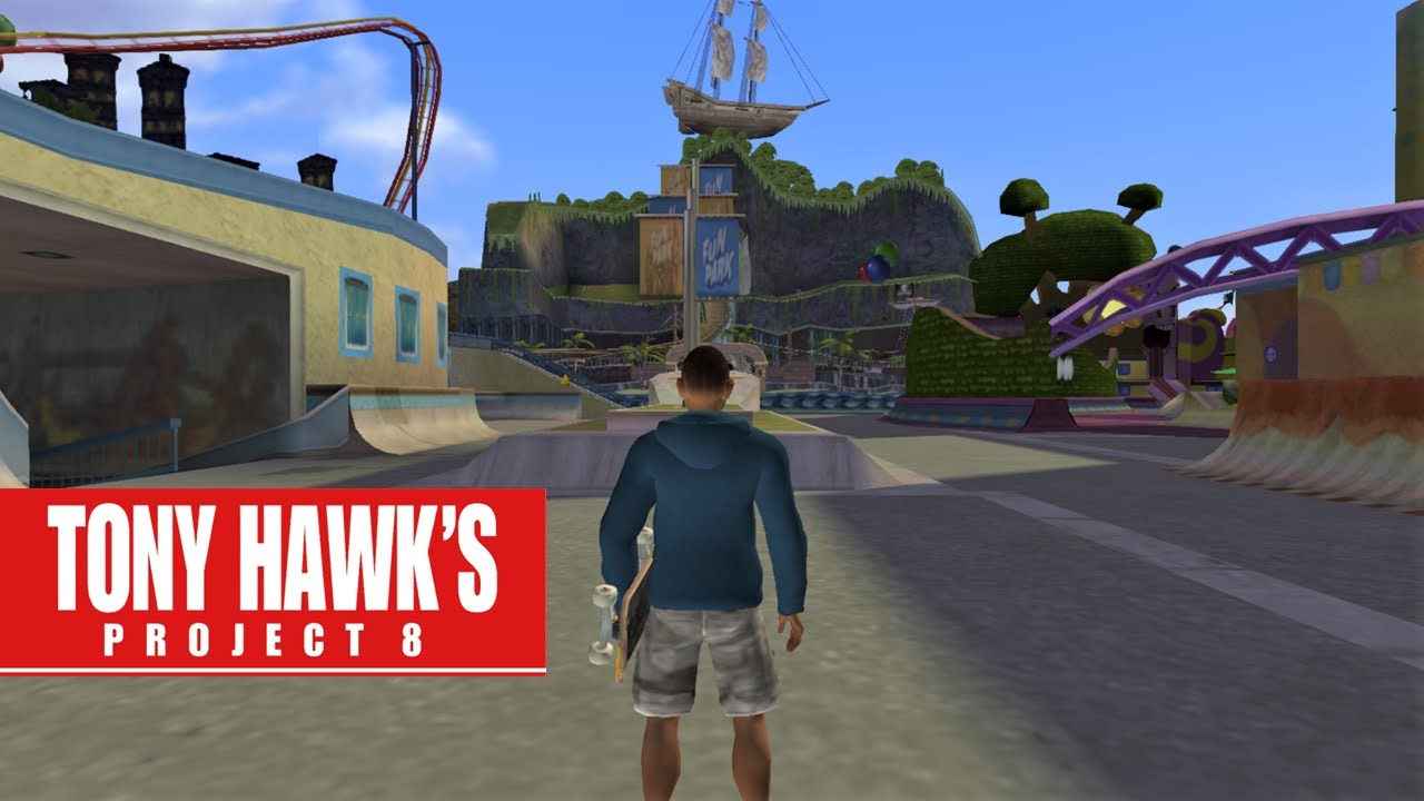 Tony Hawk’s Project 8 on SICK #7 - Fun Park (PSP Gameplay)
