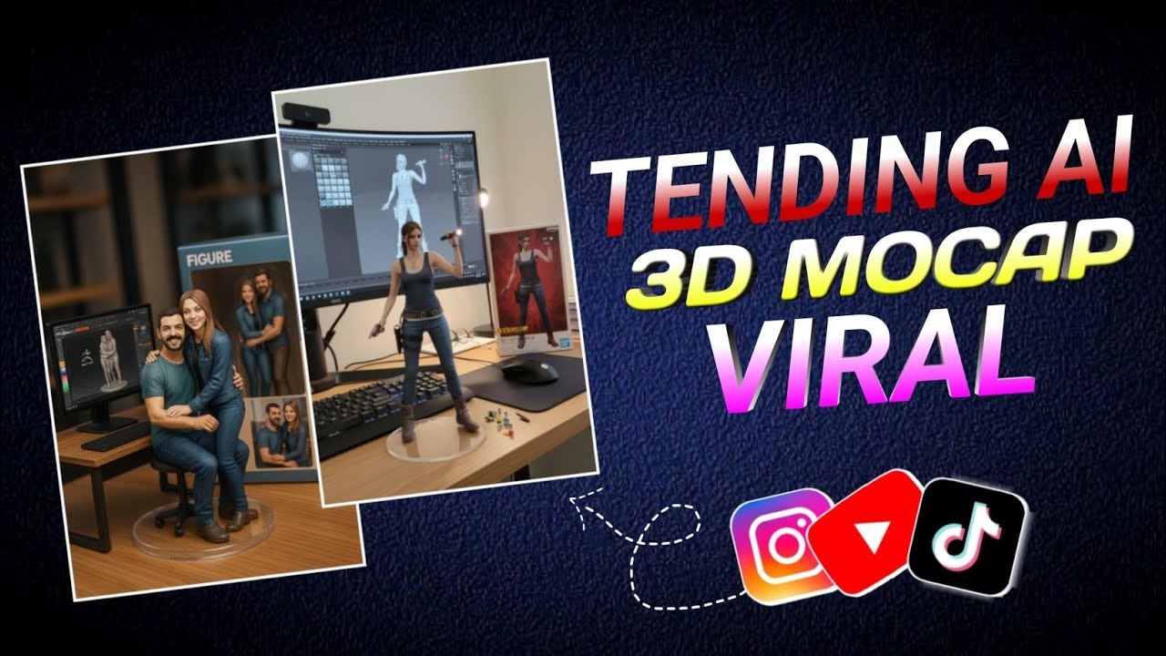 Trending AI 3D Mocap Tutorial | Viral 3D Animation with One Click