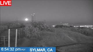 SUNSET/MOONRISE TIMELAPSE AT SYLMAR OCT 13 2019