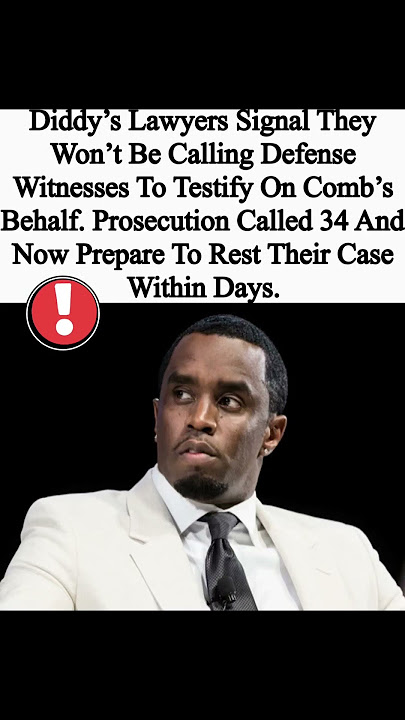 Diddy Left DEFENSELESS?! No One Will Testify for Him in Explosive Case Finale! #diddy #shorts #viral