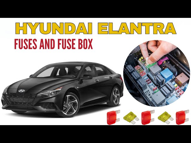 Hyundai Elantra Fuses and Fuse Box Location and Diagram Guide - Replace fuse  (2018-2023)