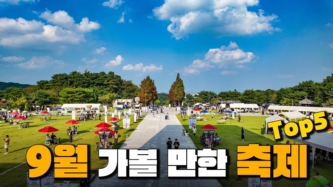 9월에 안 가면 진짜 후회하는 전국 가을 축제 TOP5! 어디부터 갈지 고민되는 9월, 이 영상 하나로 정리 끝!