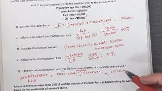 Section 3 Test Review Unemployment
