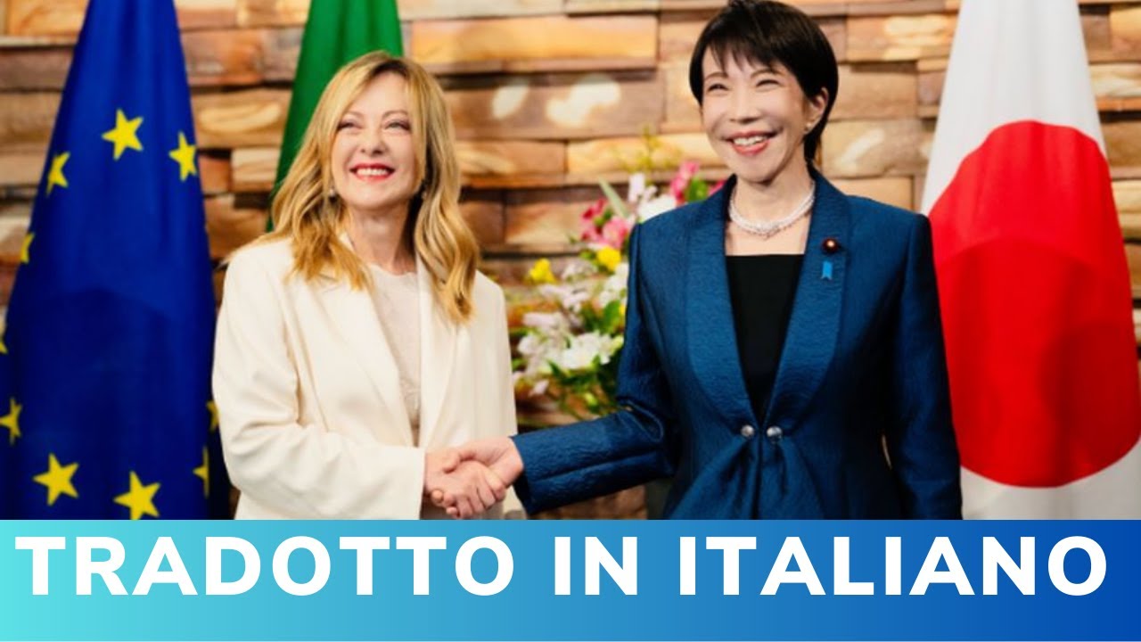 Giappone–Italia, Meloni a Tokyo: difesa, economia e Indo-Pacifico | Conferenza stampa integrale