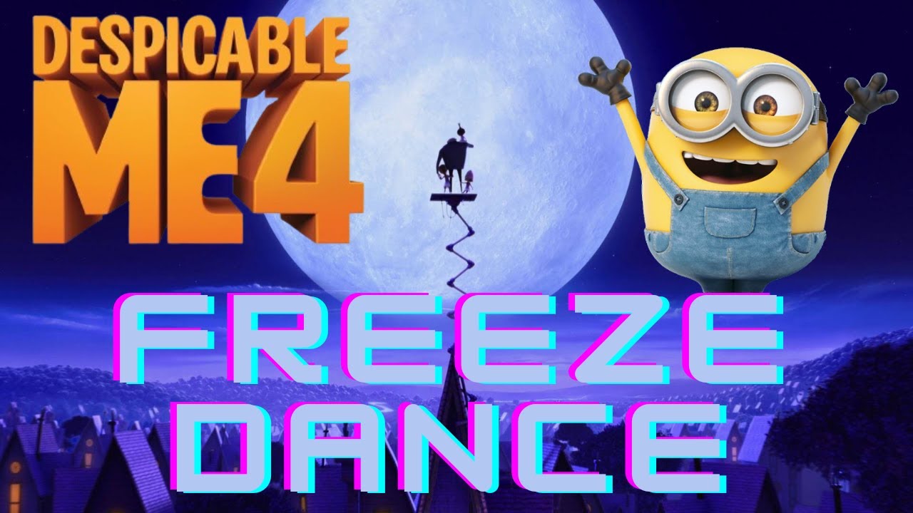 Despicable Me 4 Freeze Dance | Brain Break | Dance Break - YouTube