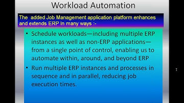 What is Workload Automation?