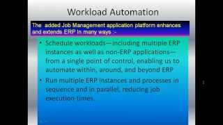What is Workload Automation