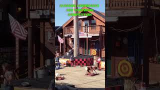 Alaskan Lumberjack Axe Throwing Compeion