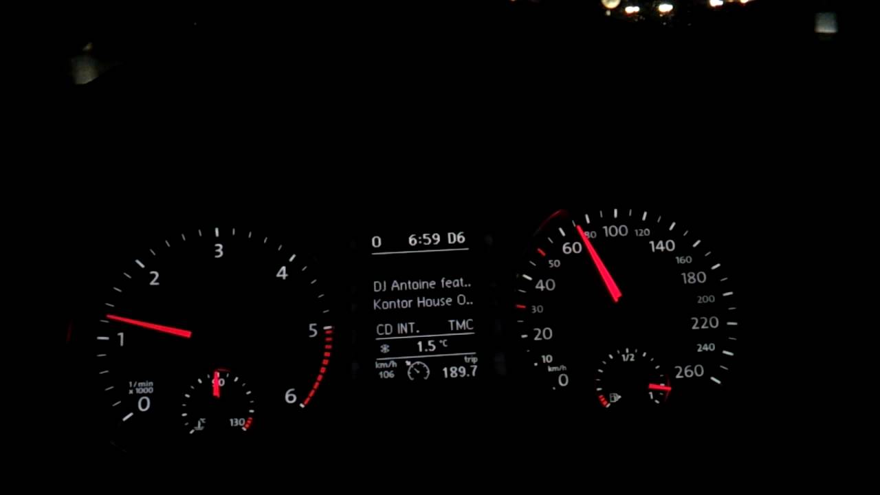 vw passat tdi dsg kickdown YouTube