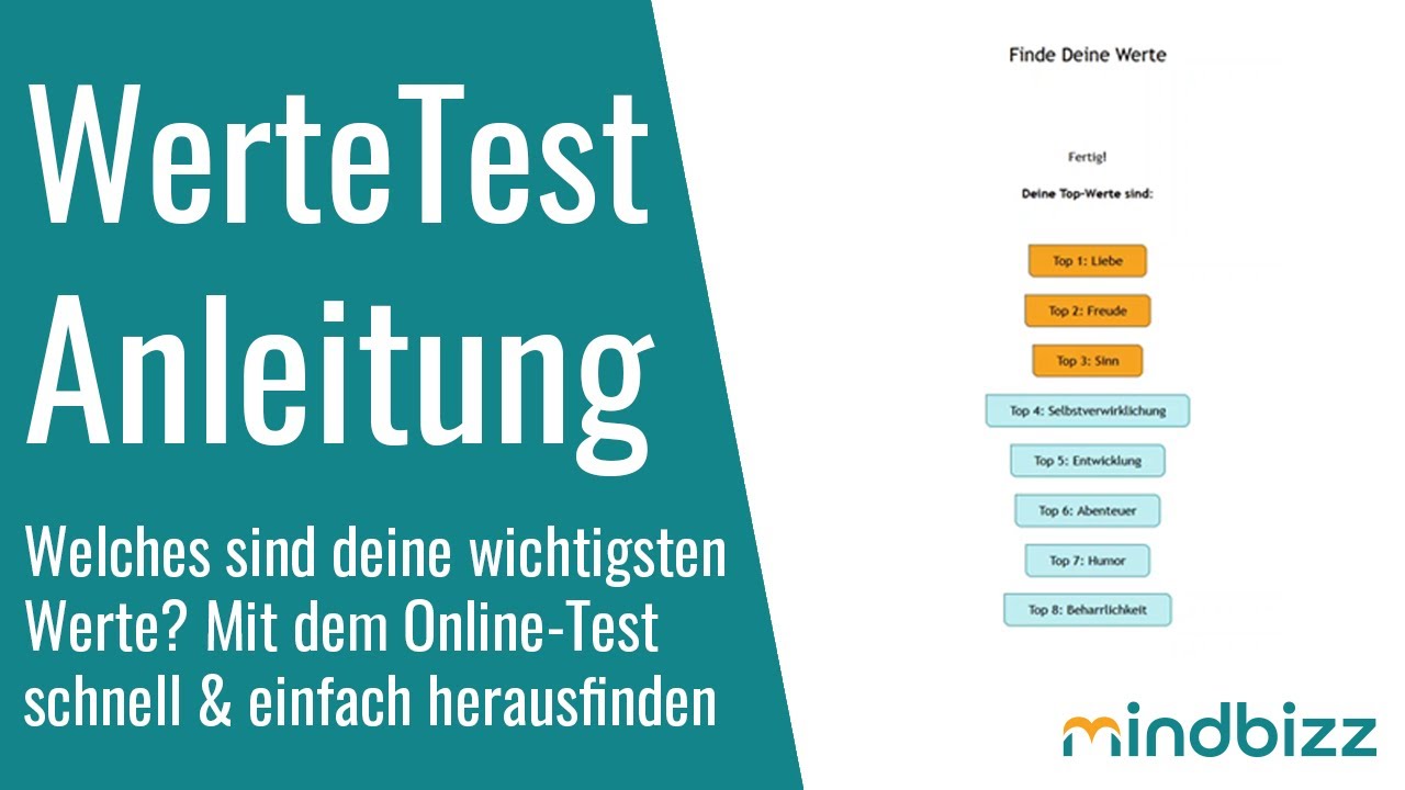 Es Sind Nur Werte Ohne Zeilenumbrüche Erlaubt Online Wertetest Anleitung - Welche sind deine wichtigsten Werte? - YouTube