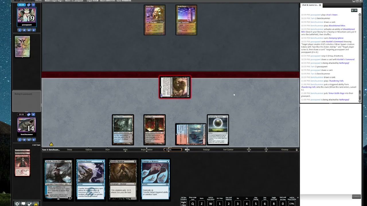 Grixis MoonShadow feat Lazav!! (Modern League January 24, 2026) [Live Record no Voice]