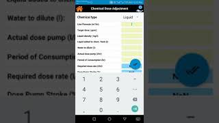 ضبط نسبة الحقن باستخدام تطبيق Ro pre-design screenshot 2