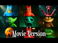 Garten Of Banban 0 1 2 3 4 5 6 7 8 - Main Mascots in Movie Version Comparison (AI Concept)