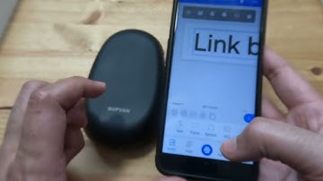 SUPVAN E10 Label Maker Amazon unboxing and demo