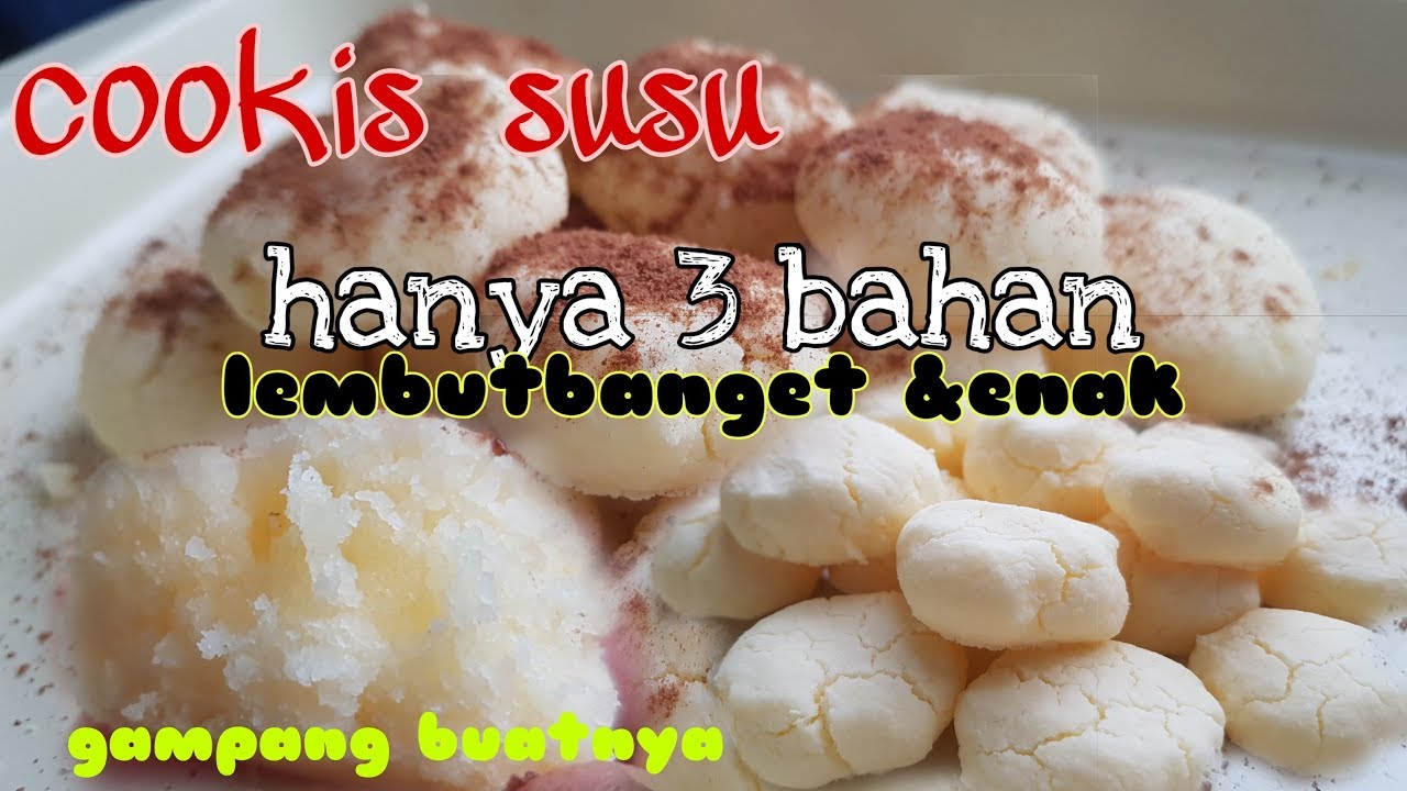#resepkuesusu#COOKIS SUSU ,HANYA 3 BAHAN !COCOK BUAT 