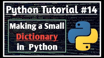 A Simple Dictionary in Python #14 || Python Tutorials for Absolute Beginners || || Jeevan Upreti ||