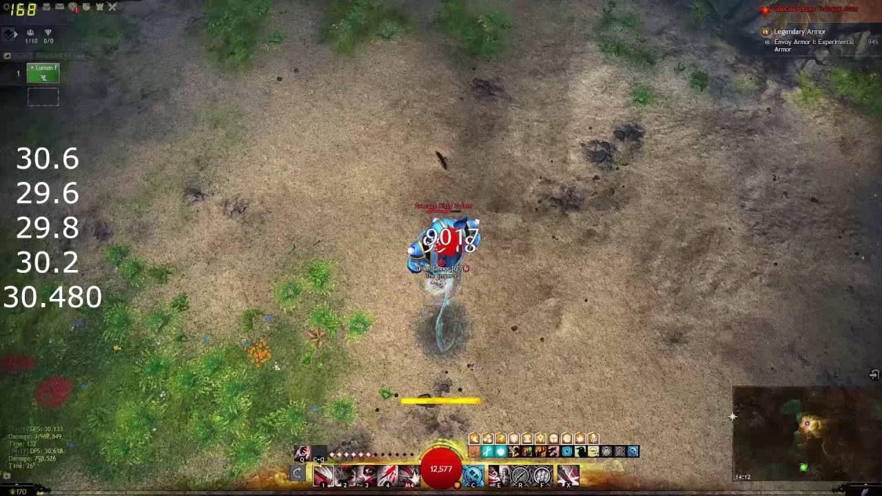 Gw2: [qT] Staff Daredevil | DPS Benchmark