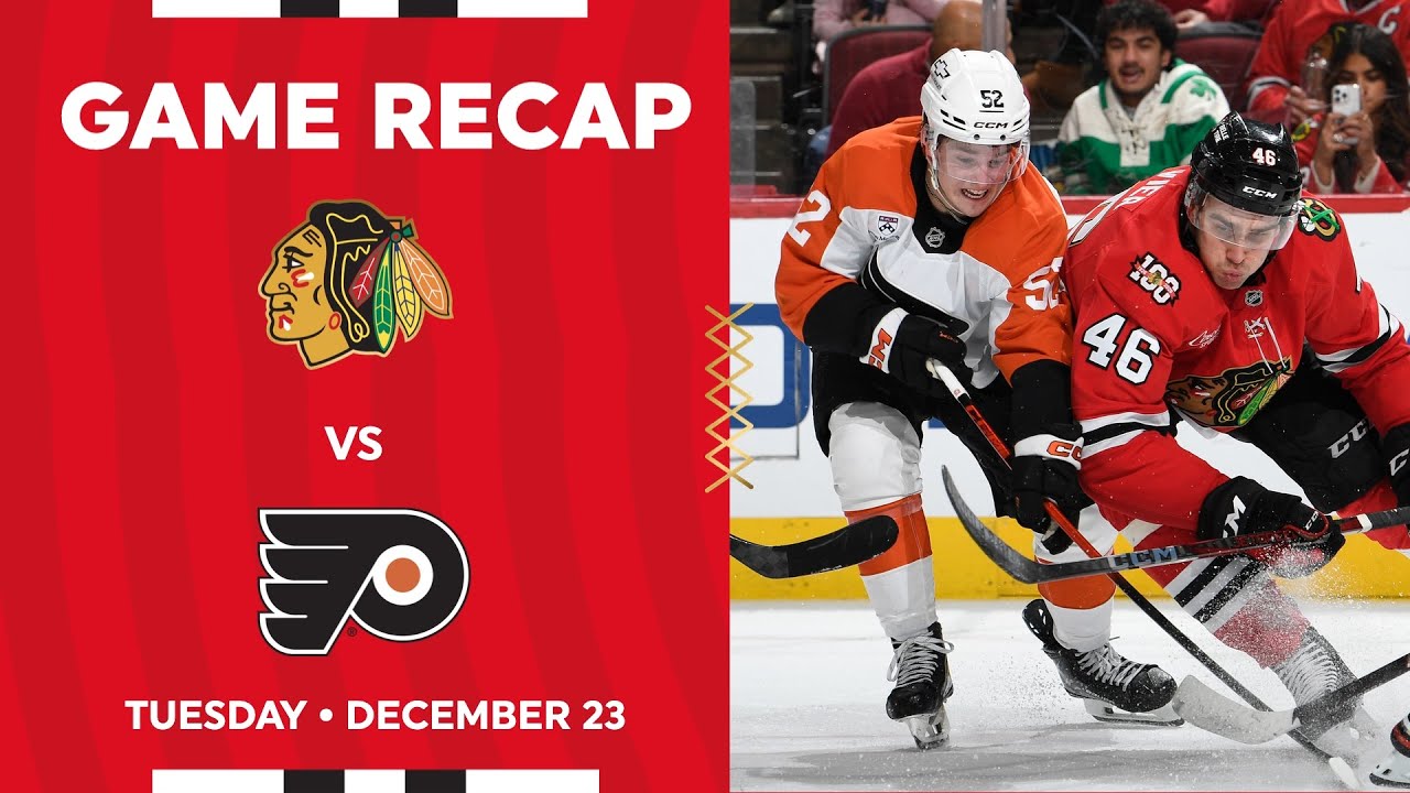 Обзор матча «Блэкхокс» — «Флайерз» | 23.12.25