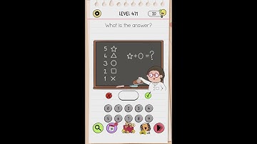 Brain test all-Star IQ boost level 471 walkthrough solution