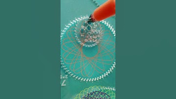 Blue Spirograph
