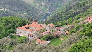 Overlook Above Parador De Santo Estevo And Sil River