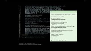How to configure Apache web Name Server in Debian 10